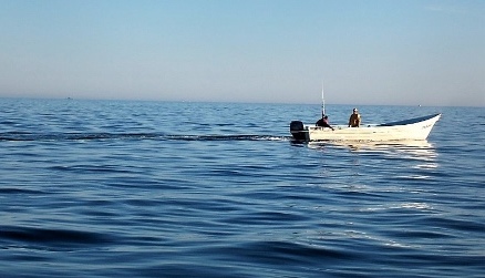 boat dragging a gramping